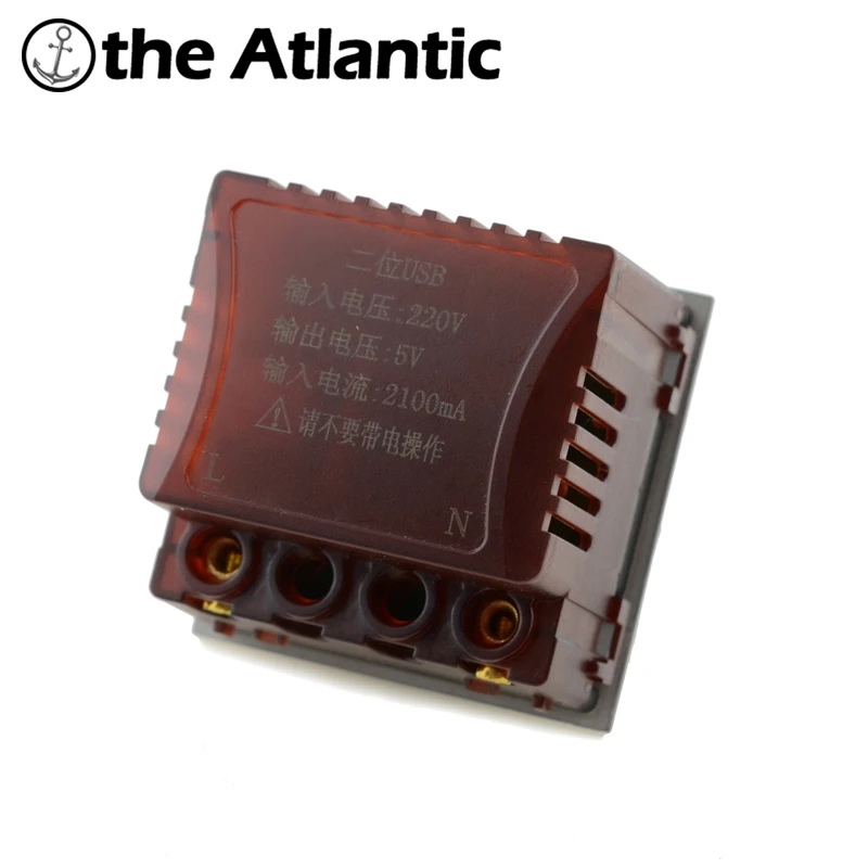 Запчасти для самостоятельной сборки, двойной USB разъем, настенная розетка, розетка, настенная розетка, функциональная клавиша для модуля, только настенная USB Usb розетка