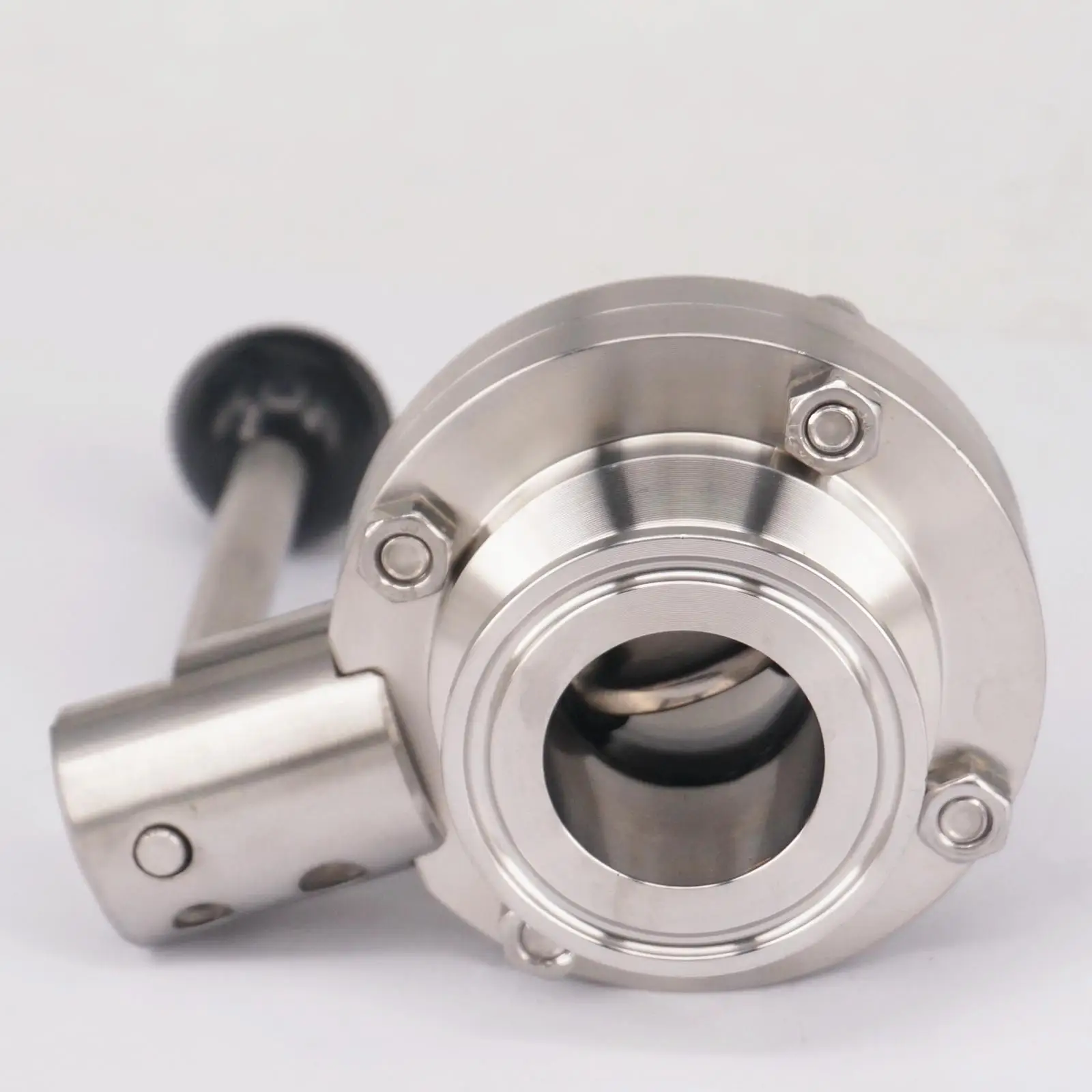 Санитарный тройной зажим 1-1/4 дюйма 32 мм из нержавеющей стали SS304 1 5 клапан-бабочка