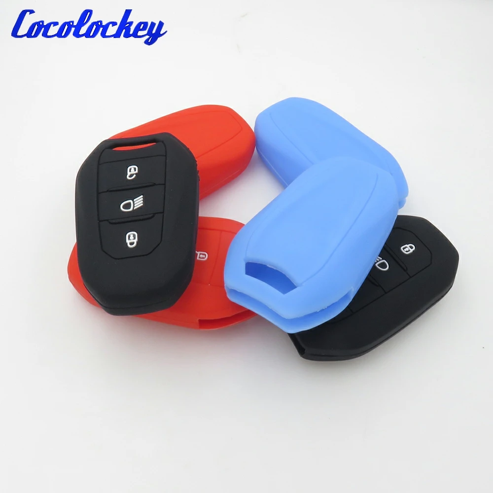 Cocolockey силиконовые автомобильные фотообои для Peugeot 308 408 508 2008 3008 4008 5008 умный пульт