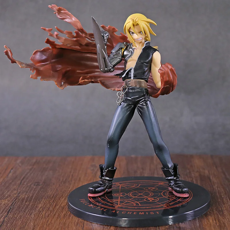 Аниме Fullmetal Alchemist фигурка Эдварда Элрика ПВХ модель игрушки Фигурки Куклы