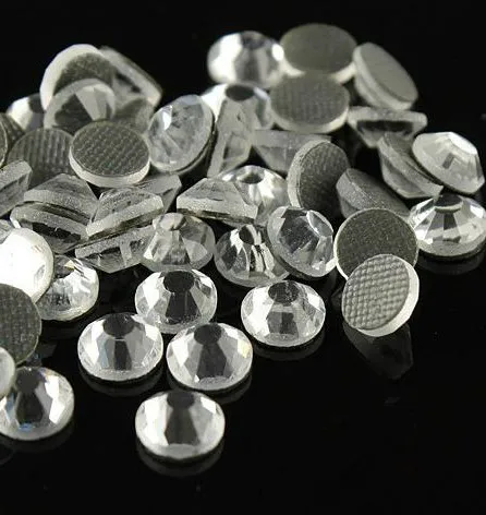 1440 шт./лот белые прозрачные китайские Стразы с плоской задней поверхностью