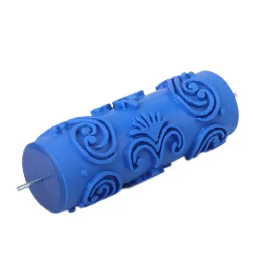 KSOL ролик краски с декоративными мотивами для машинного дизайна цветов/синий 15 см