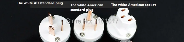 Aucharm AUUSPC кабель питания HIFI EXQUIS 4N OFC Красный медный для аудио|cable hifi|power cable hifihifi |