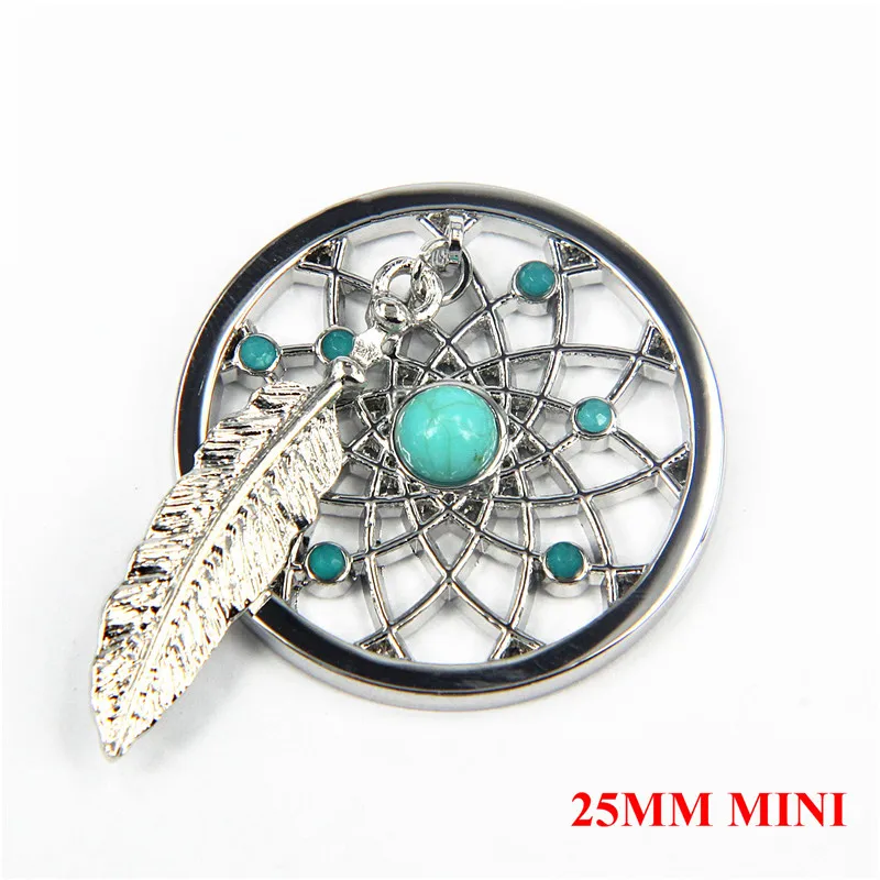 25 мм Мини Небольшой Ловец Снов Моя Монета для 27 Держателя Рамки Кулон 1 шт.|frame