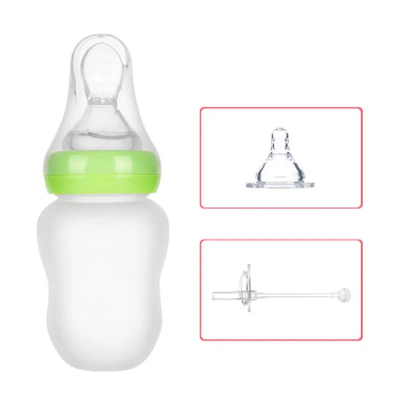 REIZBABY 3-in-1 Multi-function Baby Feeding соски для бутылок соломенная Ложка силиконовая мягкая