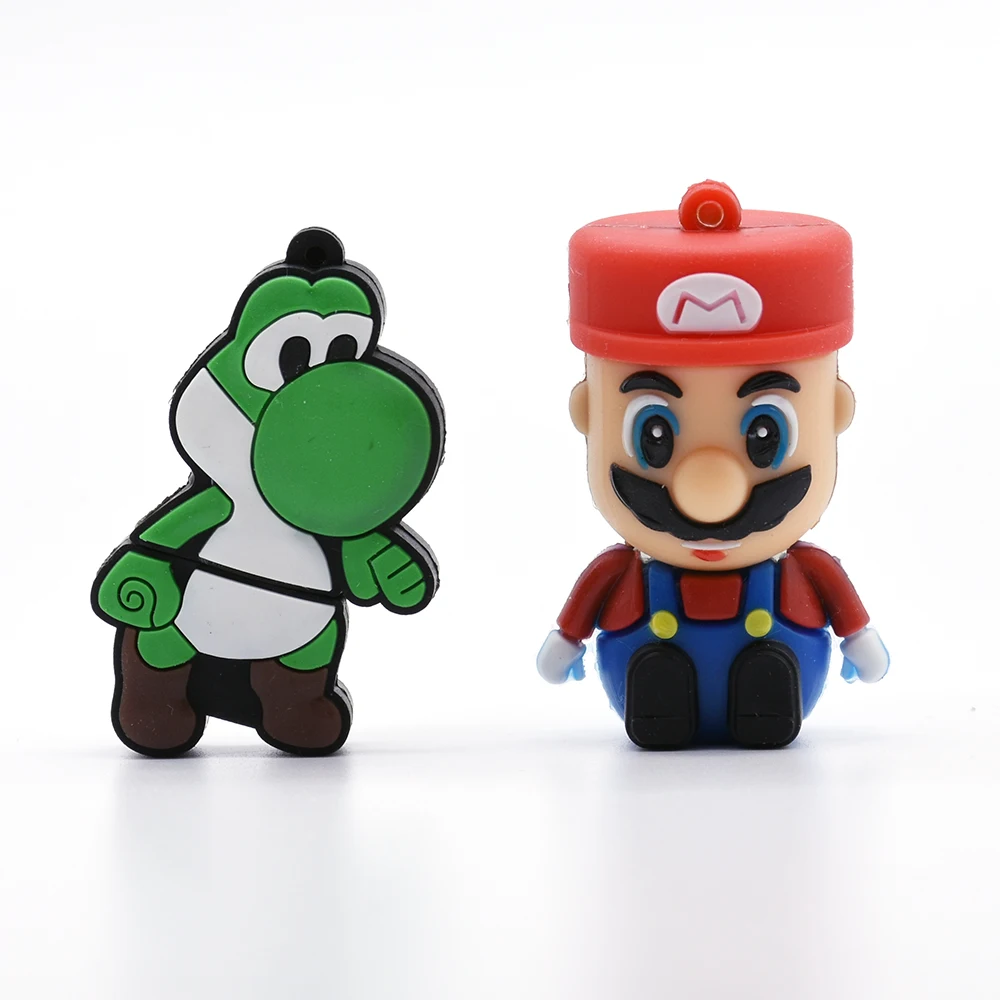 Марио флэш накопитель USB в виде героя мультфильма милый флеш динозавр форме ГБ 4 8
