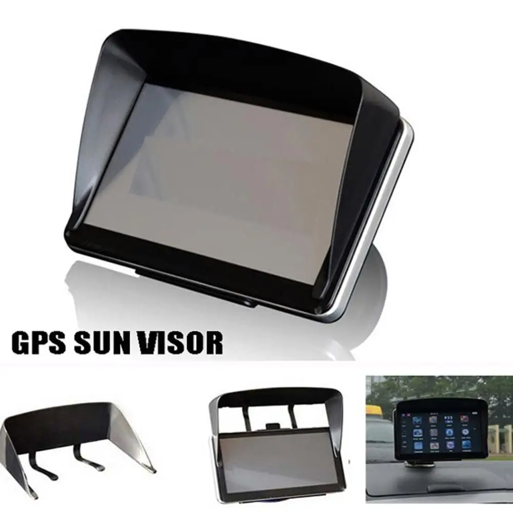 Фото Защитный козырек от солнца для экрана 5/7 дюймов защитный автомобиля GPS навигатора