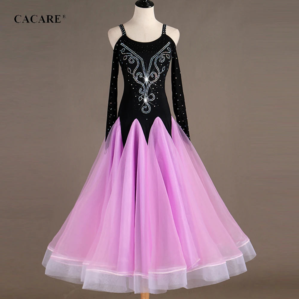 Бальный Вальс платье для соревнований по танцам стандартная Одежда танцев