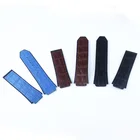 Ремешок кожаный для мужчин и женщин, Модный деловой резиновый браслет для часов Hublot Big Bang Series, 19 мм x 25 мм, аксессуары для часов