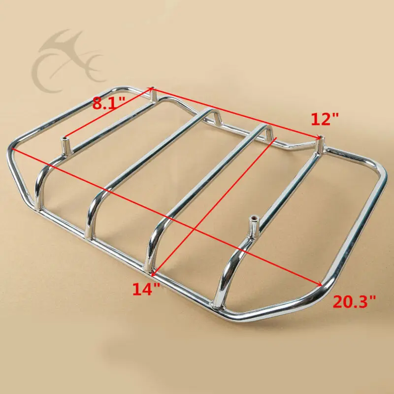

Motorcycle King Pack Rack Backrest For Harley Tour Pak Touring Road King Electra Glide Road Glide 1997-2013