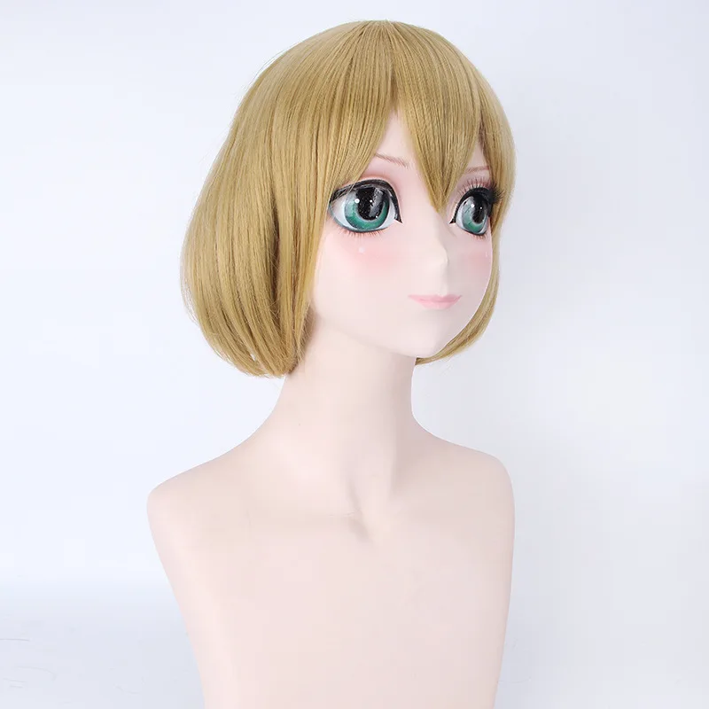 Костюм для косплея японского аниме Love Live! Парик Коидзуми Ханаё из синтетических волос, устойчивых к теплу, для женщин на Хэллоуин + шапочка.