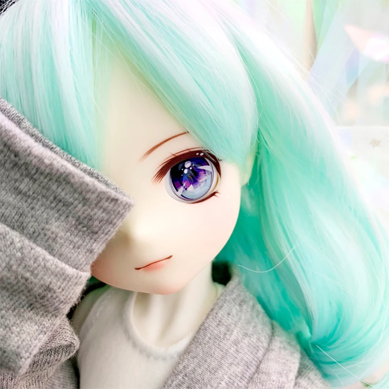 BJD глаза с металлическим эффектом, 2D глаза 10mm-12m-22mm диаметр для 1/8 1/6 1/4 1/3 BJD SD DD аксессуары для кукол с пузырем в форме глаз