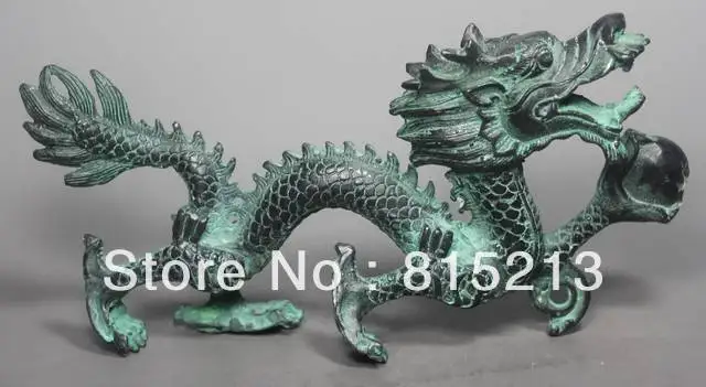 

wang 000234 Chinese Bronze Handwork Dragon Statue