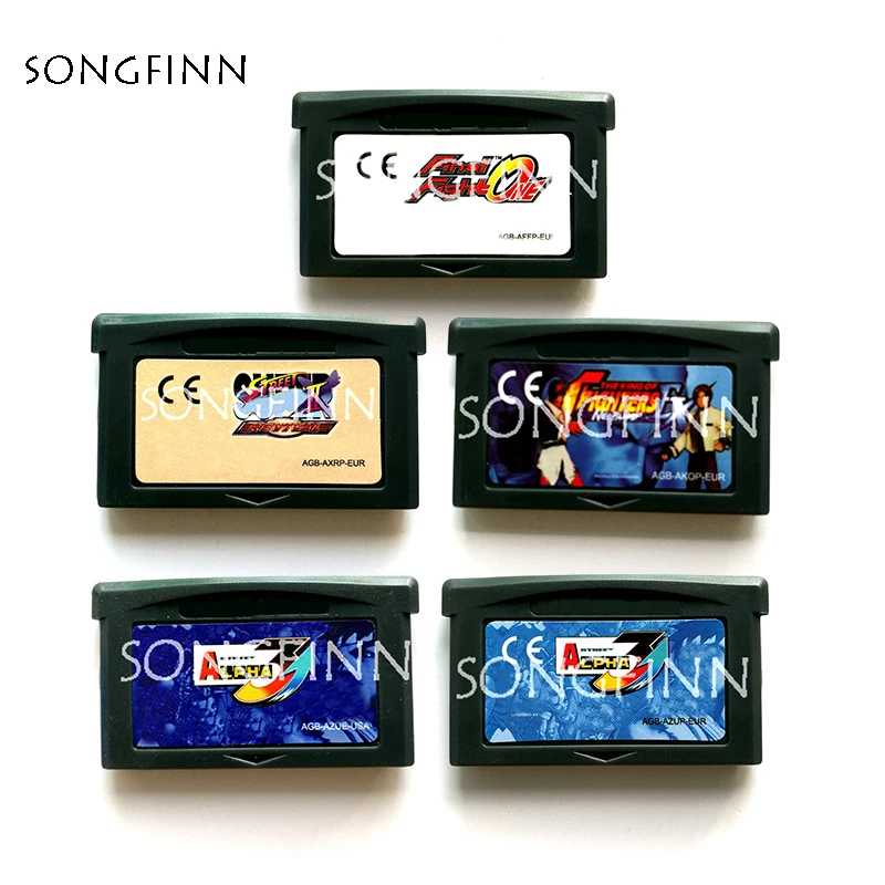 Final Fight One Turbo Revival The King Of Fighters Alpha 3 Memory Cartridge Card for 32 Bit Video Game Console Accessories