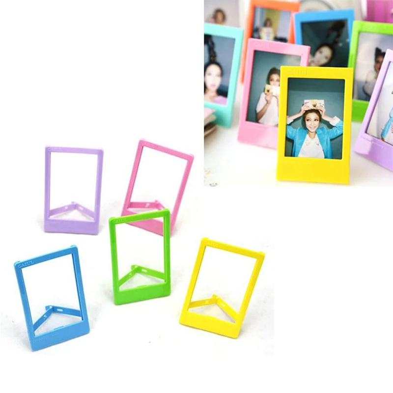 DIY Mini Platic фоторамка для рама картин и фотографий подходит Instax пленка хранения