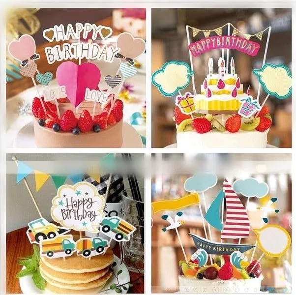 5 компл./лот Бесплатная доставка грузовики дизайн счастливый день рождения