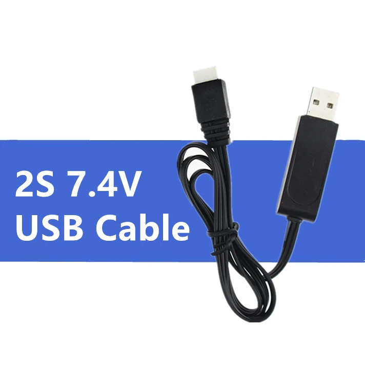 USB зарядный кабель 7 4 В 2 с для аккумулятора syma x8c V666 A969 V912 FT009 RC беспилотный