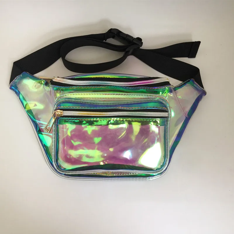 Новая прозрачная сумка на бедрах с ремешком для денег heuptas laser fanny pack sac banane женская