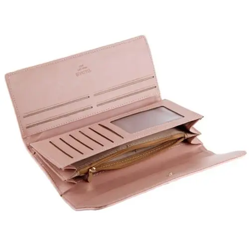 

Women Lady Clutch Leather Wallet Long Card Holder Phone Bag Case Purse Handbag Multi-Function Coin Purses Smart Bag