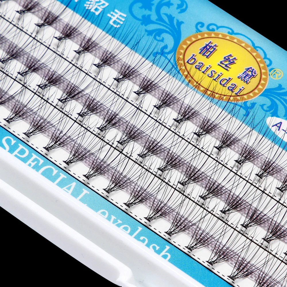 60 ⑤ кор. индивидуальные черные норковые накладные ресницы длинные из