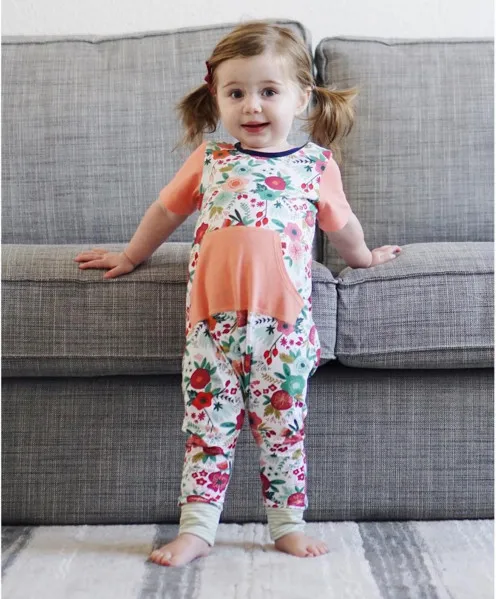 Детские комбинезоны Детская летняя одежда Одежда для новорожденных хлопковая с