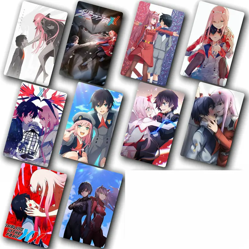 DARLING in the FRANXX аниме наклейки на карты DIY украшения автобус ID Водонепроницаемый карты стикеры s детские стикеры классических игрушек 100 шт