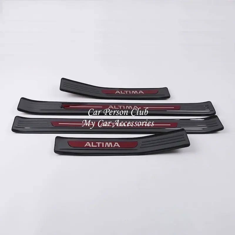 Накладка на порог для Nissan ALTIMA 2019 защита педали наклейка из нержавеющей стали