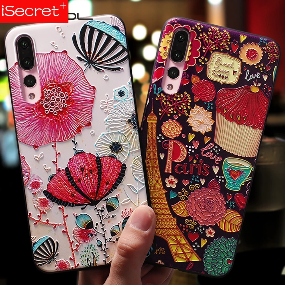 Милый мультяшный чехол для телефона Huawei P20 P10 P9 Lite Pro ультратонкие чехлы из ТПУ Honor 8