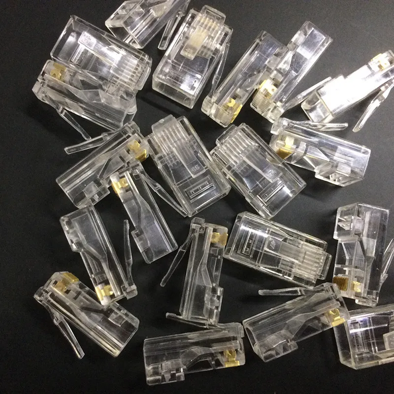 Сетевой соединитель Cat5 Cat5E 20 шт. металлический кабель Rj45 модульные штекеры