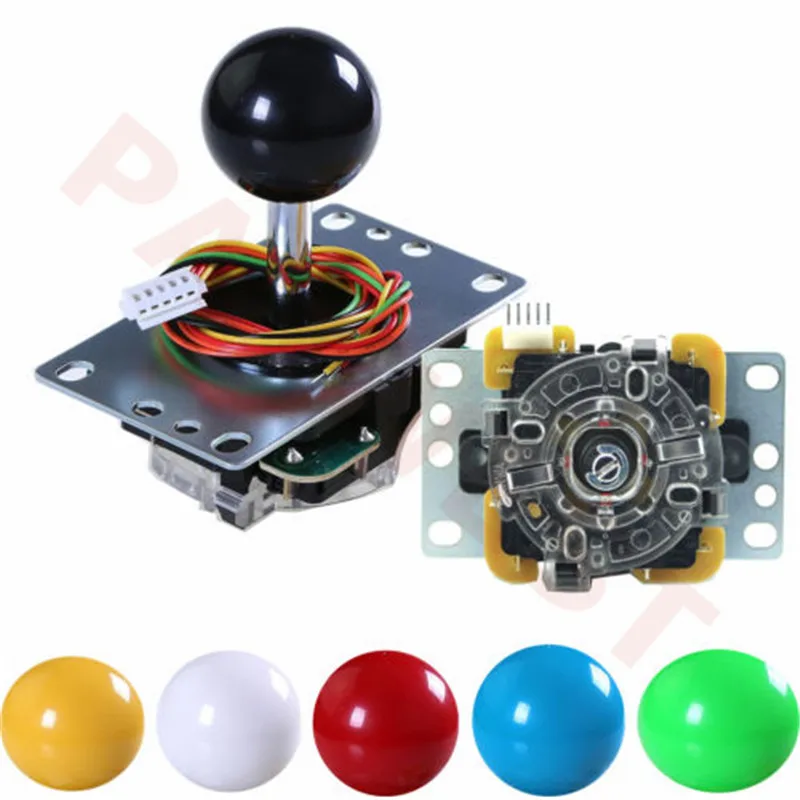 Фирменный JLF-TP-8YT Япония Sanwa Джойстик бой рокер с шариковой верхней ручкой аркадный джойстик часть 4 и 8 способ регулируемый