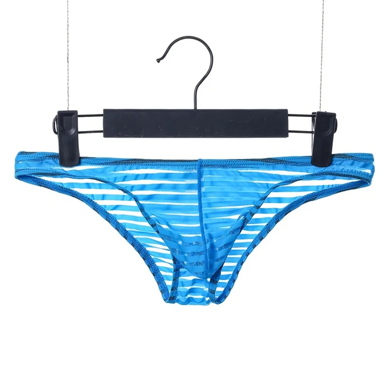 

Men's Sexy U Convex Underwear Low Waist Ice Silk Breathable Mens Briefs Mesh Underwear Men Hot Sale gay Men Underwear Briefs