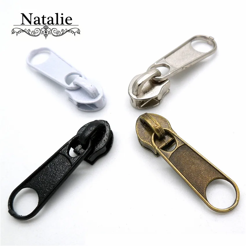 Оптовая продажа 15 шт. металлический цинковый сплав 5 # без блокировки покрытие