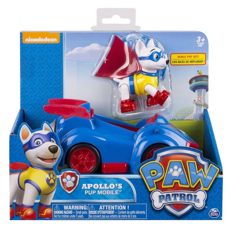 Игрушечный автомобиль Щенячий патруль аниме фигура из ПВХ игрушка для детей