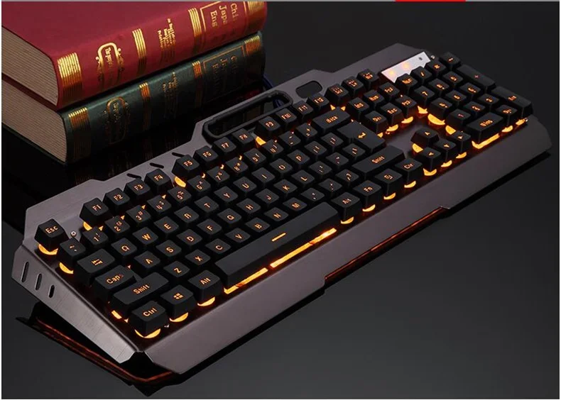 Технология Mamba XM-K670 подвесная клавиатура USB Проводная игровая клавиатура с подсветкой, настоящие механические ощущения с подставкой для мобильного телефона