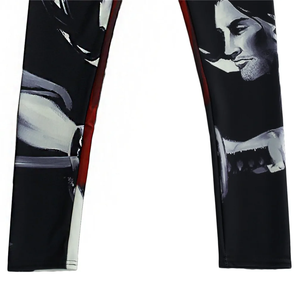 

Elastic Casual Pants 3D Digital Printing Cold Warrior Pattern Women Leggings 7 sizes Fitness Clothing Free Shipping