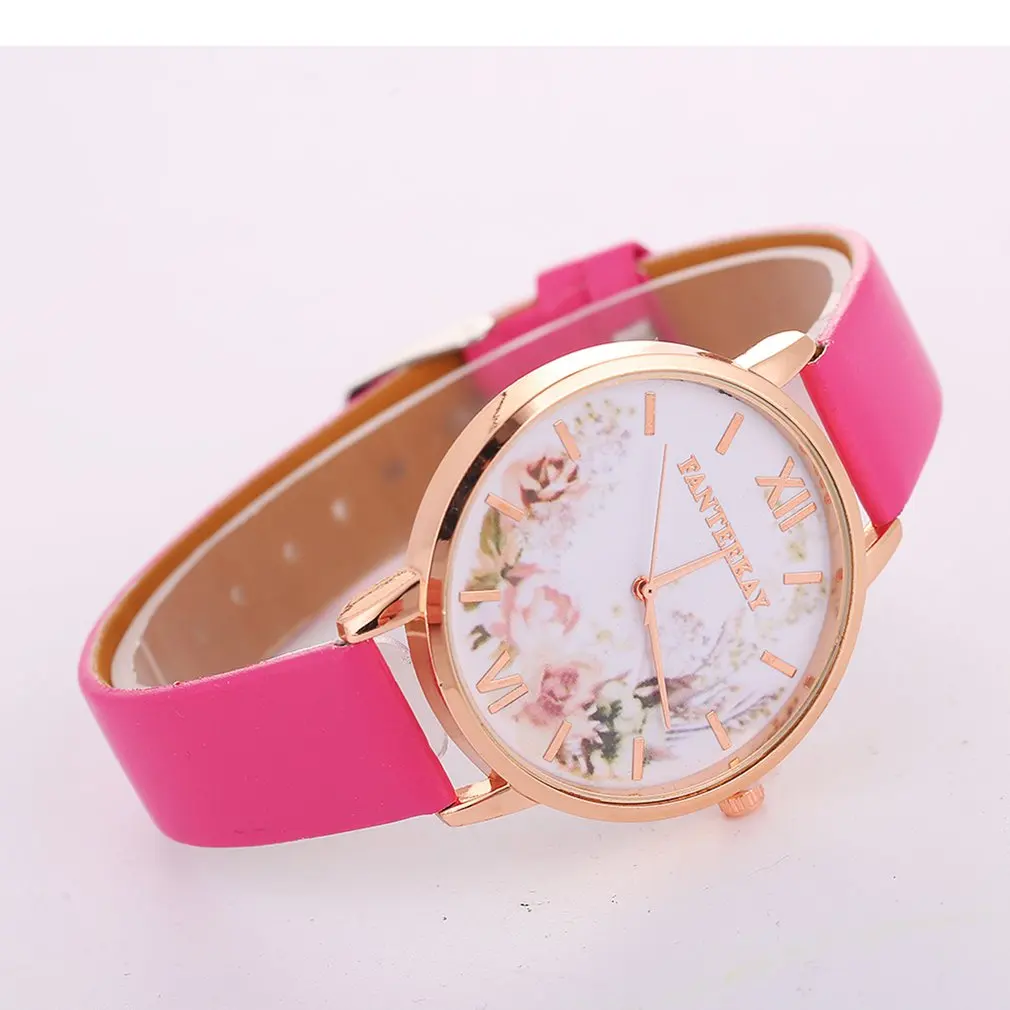 2018 женские недорогие кварцевые часы с ремешком из искусственной кожи высокого