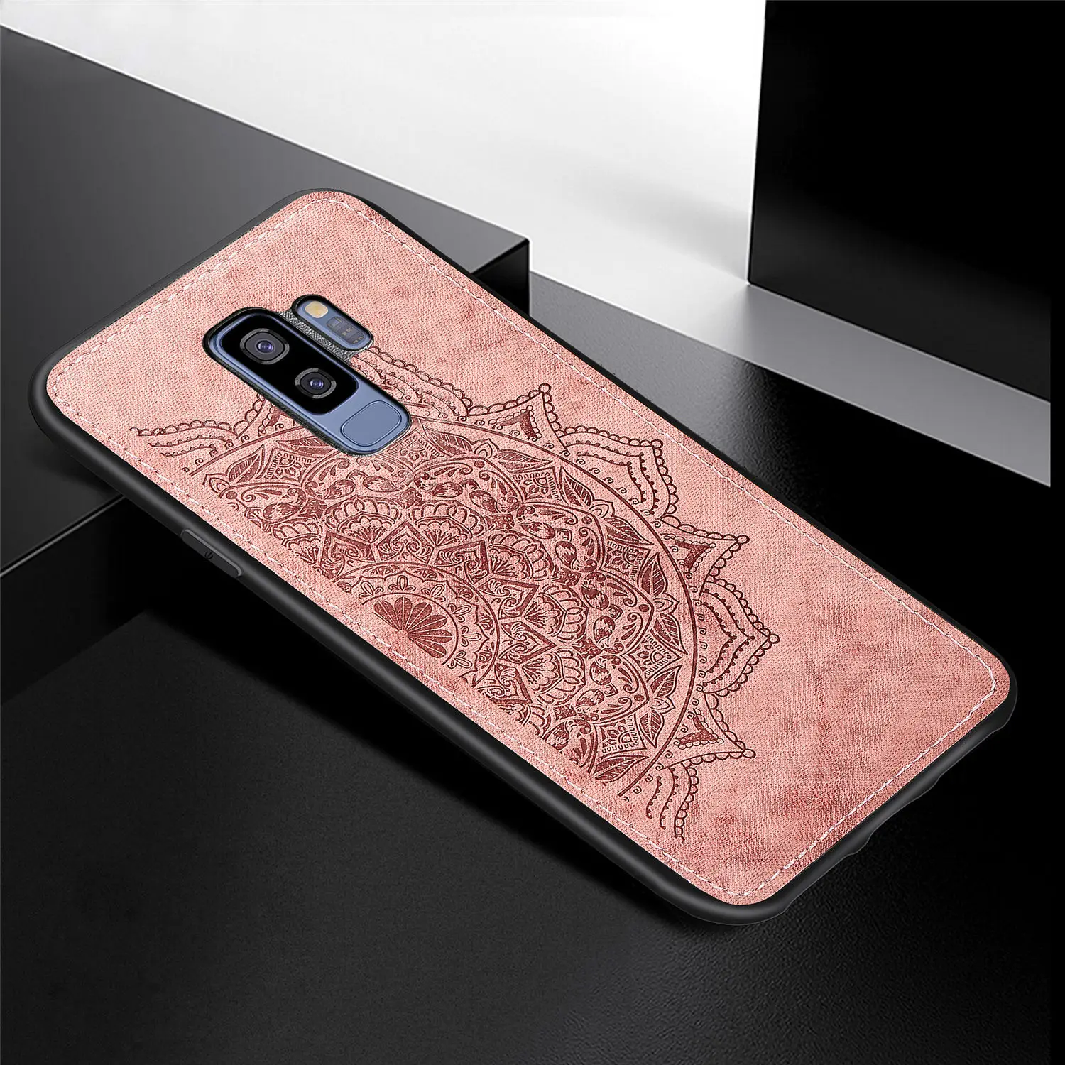 Роскошный тканевый противоударный чехол для samsung Galaxy S9 S8 Plus Note 9 8 магнитный