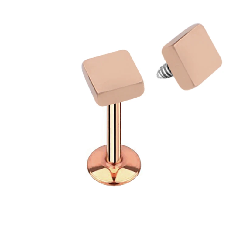 Новый продукт пирсинг губ тело Лабрет хрящевая спираль Tragus квадратная штанга Бар