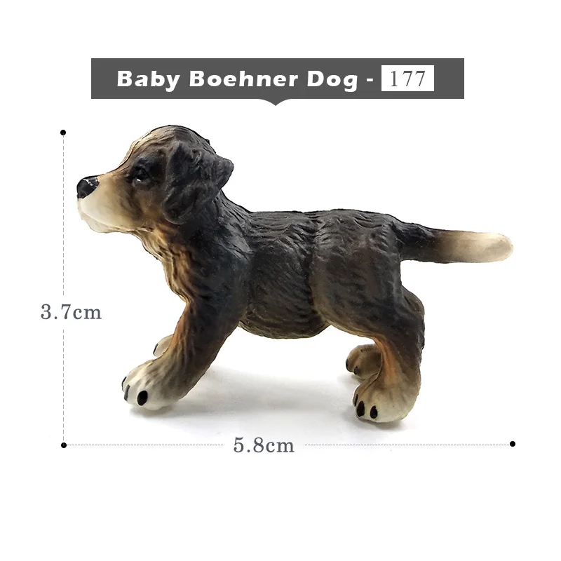 Baby Boehner Dog-a Симпатичная миниатюрная фигурка собаки-мопса далматинца, модель животного, домашний декор, сказочное украшение садового орнамента, аксессуары - Цвет: Baby Boehner Dog-a