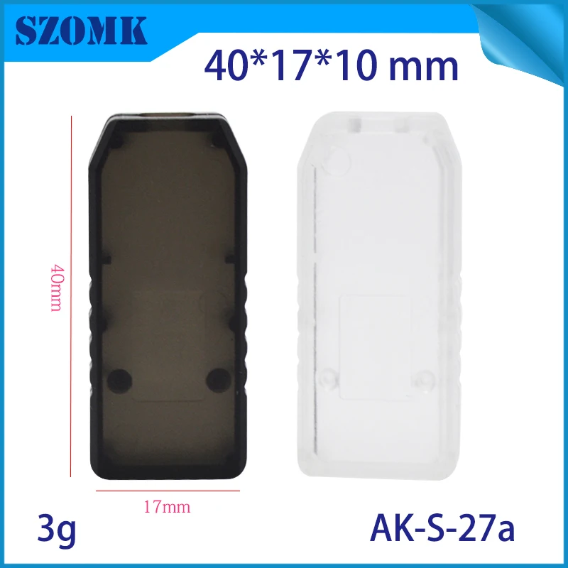 Пластиковая распределительная коробка usb 10 шт., пластиковый корпус usb, черная электрическая коробка 40*17*10 мм, Пластиковая Магнитная коробка для usb