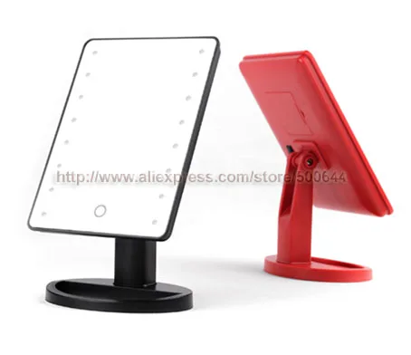 Профессиональное зеркало для макияжа с умным сенсорным датчиком 16 светодиодов