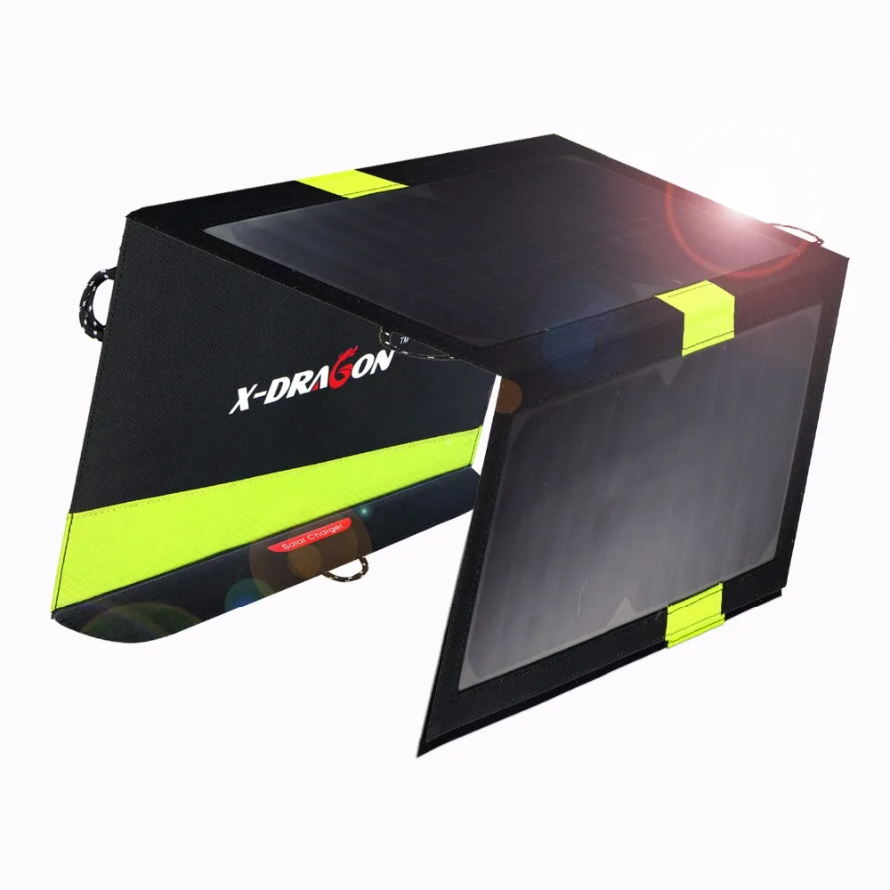 Двойное USB 5 в 20 Вт солнечное зарядное устройство Солнечная Панель Кемпинг Туризм