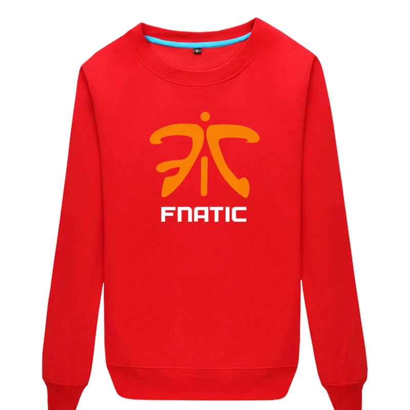 Форма fnatic Team League of Legends толстовка с длинными рукавами в стиле Харадзюку мягкие
