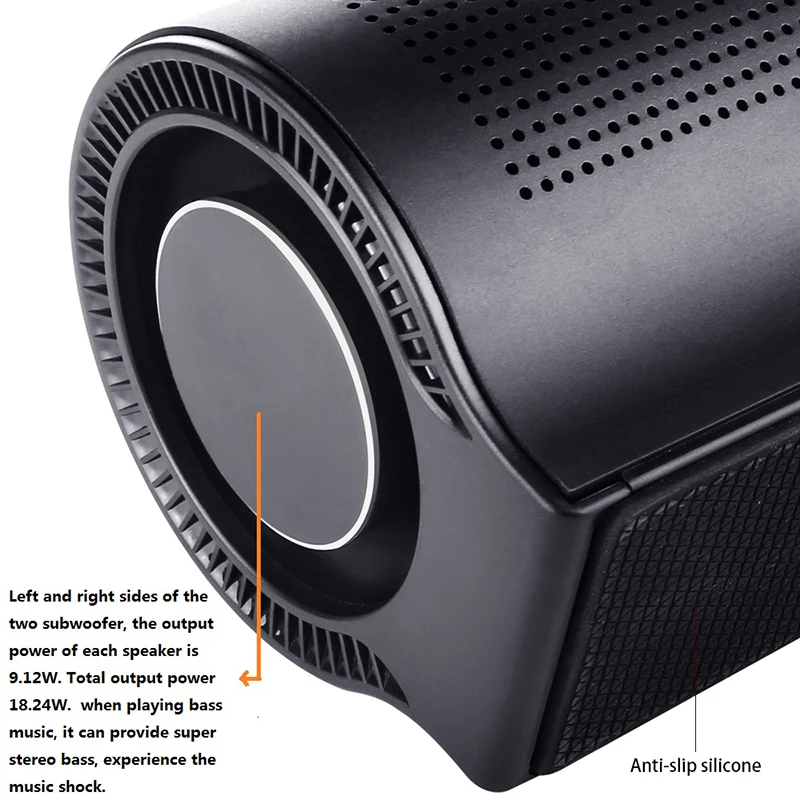 20 Вт Bluetooth динамик s с басами и 2 сабвуфера портативный беспроводной со слотом для