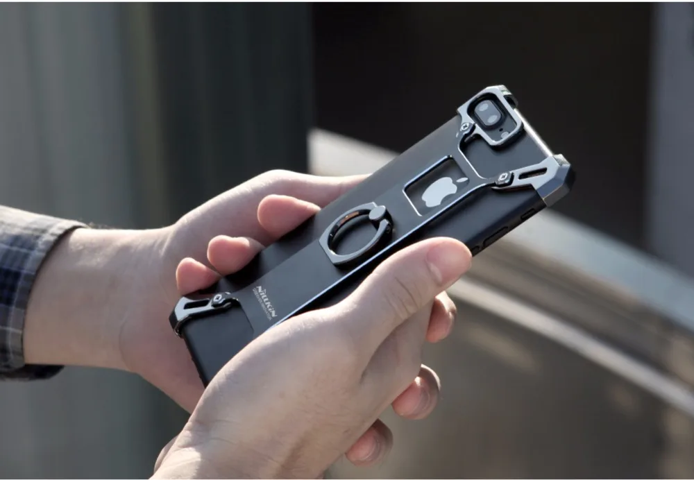 Чехол для телефона Nillkin металлический жесткий чехол-накладка в форме кольца apple