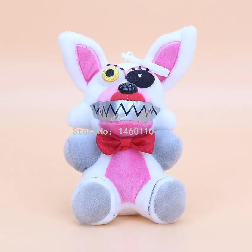 16 шт./компл. 14 см пять ночей у Фредди FNAF плюшевые Foxy Бонни и Чика Золотой кошмар игрушка Фредди брелок подвесные плюшевые игрушки