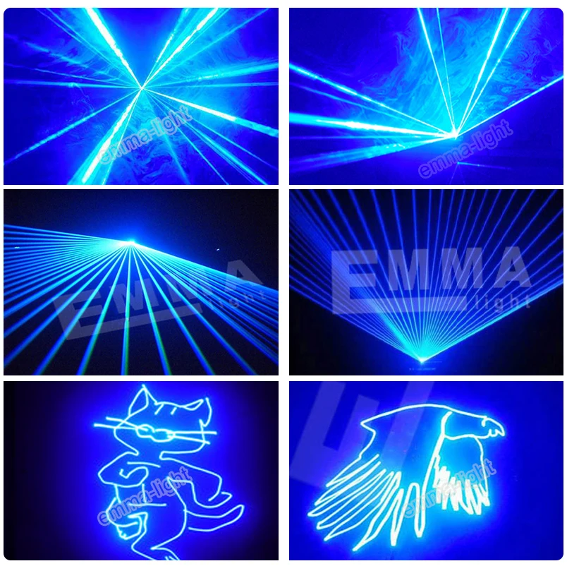 Распродажа! лазерный светильник лазерное шоу RGB DMX ILDA слот для sd-карт 30K система 2 Вт один синий цвет луч анимационный проектор