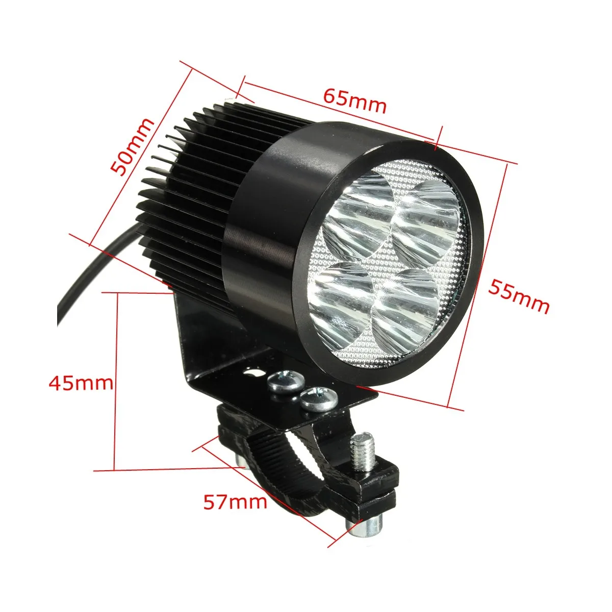1 шт. Головной фонарь для мотоцикла квадроцикла светодиодный