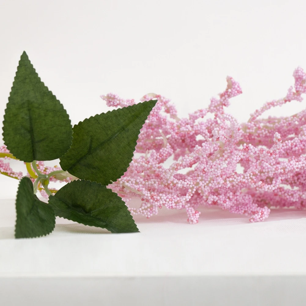 Декоративные растения искусственные розовые цветы ротанга декоративная