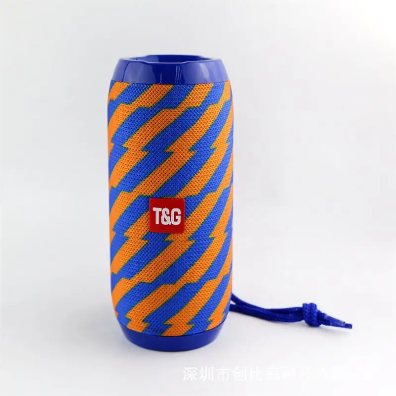orange-blue Портативный динамик водонепроницаемый Bluetooth динамик открытый велосипедный сабвуфер бас беспроводной динамик s мини Колонка коробка громкий динамик FM TF - Цвет: orange-blue